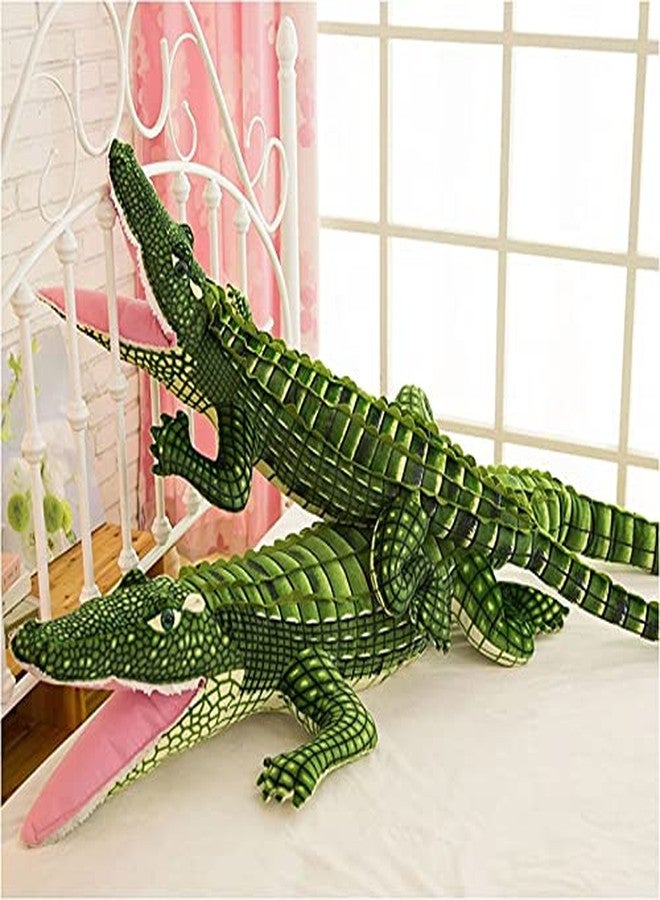 XICHEN® 39" Lifesize Green Adorable Crocodile Soft Plush Toys, Large Stuffed Animals - Image 4